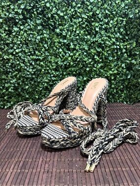 I.N.C. International Concepts Women's Cambri Lace-Up Platform Sandals